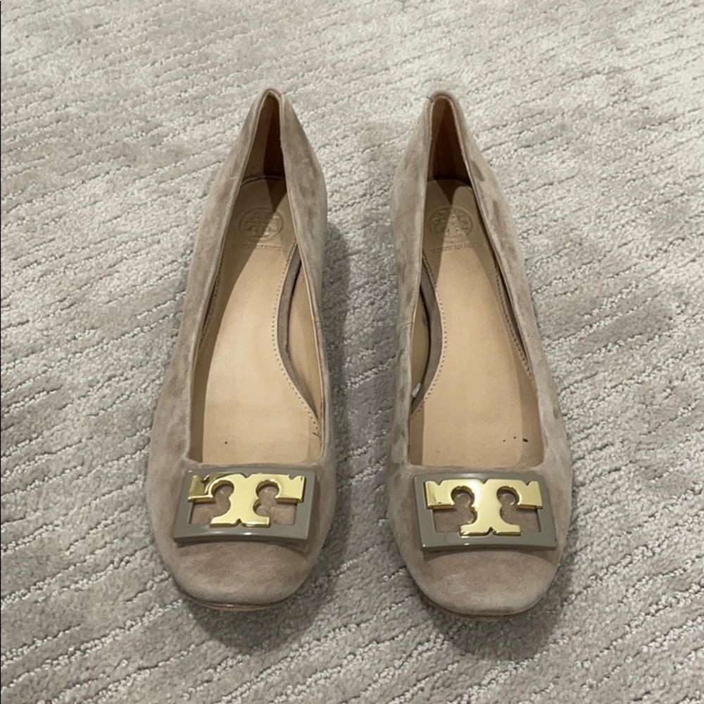 Suede Tory Burch flats